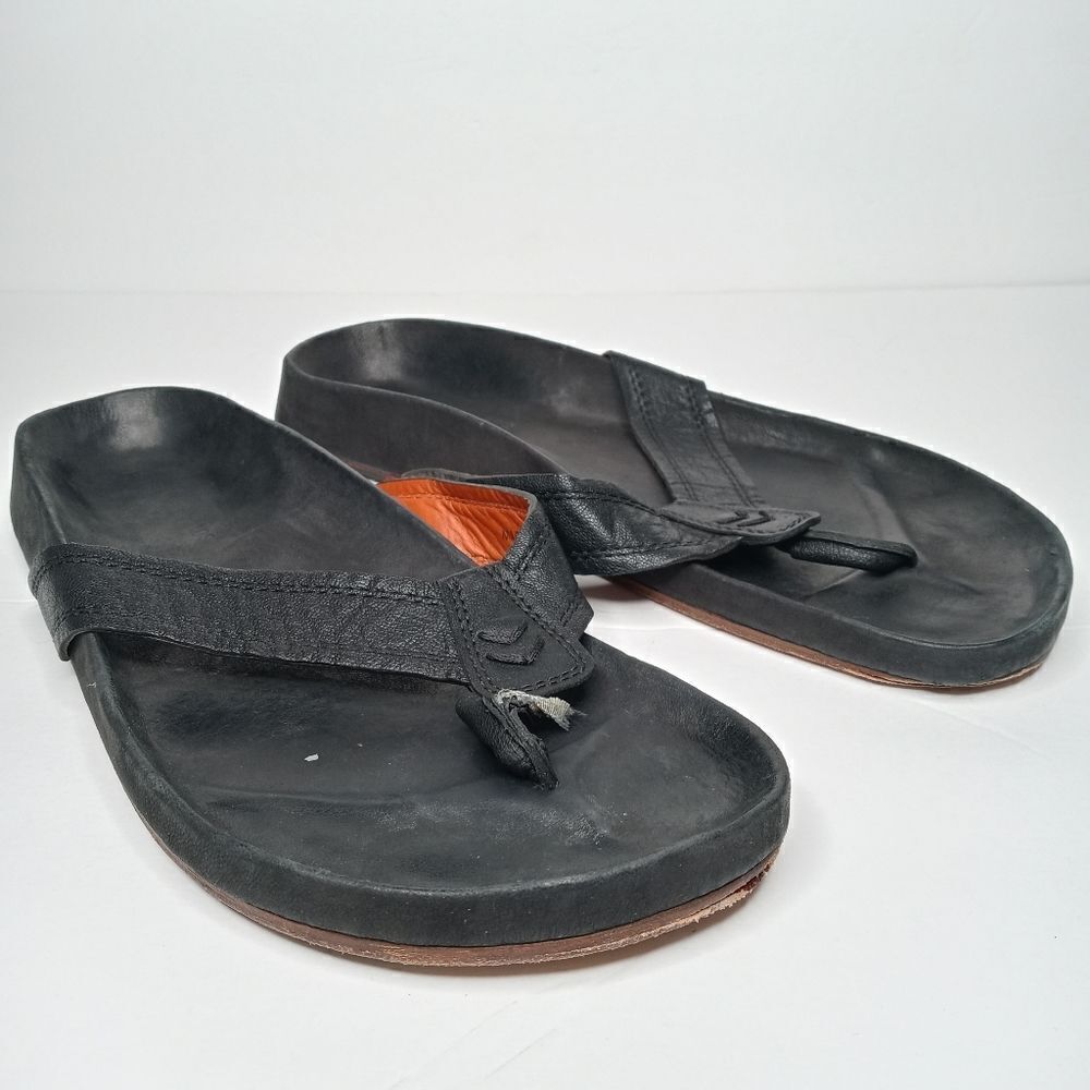 John Varvatos black sandals size 13